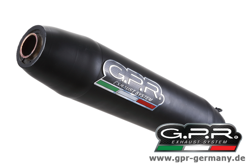 GPR DEEPTONE EVO4 NERO YAMAHA XSR 900 2016/17 SLIP-ON MIT KAT